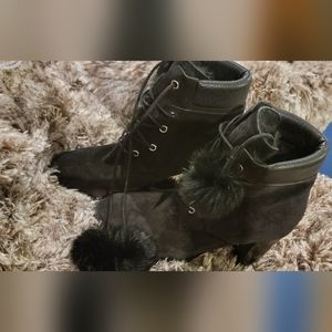 New Jimmy Choo PomPom Booties
